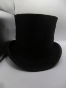 ZABYTKOWY CYLINDER KAPELUSZ KOMINOWY TOP HAT