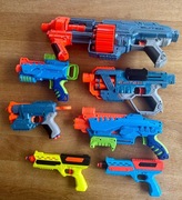 Zestaw NERF – 7 wyrzutni, duży Elite 2.0, Volt, Commander – super stan!