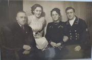  stara fotka Kriegsmarine rodzina