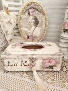 Pudełko na chusteczki vintage 