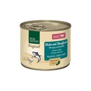 REAL NATURE karma mokra dla kota 200g tuńczyk i kurczak z olejem lnianym 