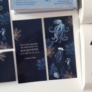 Zakładka do książki z ośmiornicą i cytatem - Prezent dla Książkary