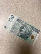 Banknot 100 Zł, seria AA