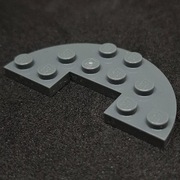 6218084/18646 Lego PLATE HALF CIRCLE 3X6 WITH CUT 1szt