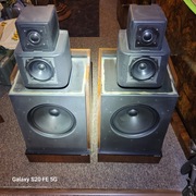 Kolumny KEF 105 mod 1 legendarne kolumny UK bialy kruk  			