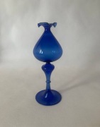 Vintage wazon szklany Lauscha, Niemcy, lata 70 