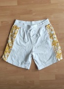 Versace Jeans Couture szorty bawełniane white spodenki krótkie białe