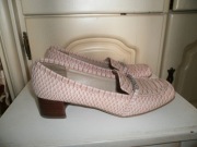 VENEZIA KAMASZKI + MOKASYNY PUDROWY RÓŻ SUPER KLOCEK + BATA NA KOTURNIE 37