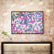 Obraz abstrakcja. Akryl. Ręcznie malowany. 