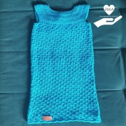 Sukienka dla dziewczynki na szydełku