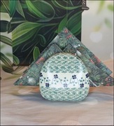 Serwetnik ceramiczny wysoki Bolesławiec stojak ceramika Bolesławiec 