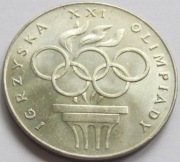 Srebrna srebrna moneta 200zł Igrzyska XXI Olimpiady