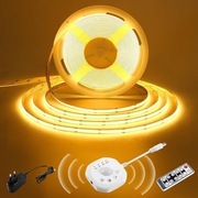 Taśma Led Cob 3m z czujnikiem ruchu DC24V, 2700 K, 4 tryby timera