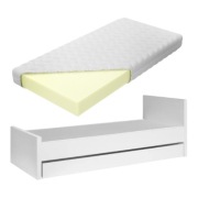 Łóżko PINIO z materacem i szufladą