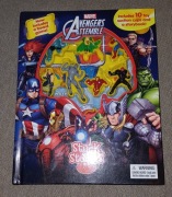 Książka, 10 x figurki, gra planszowa Avengers