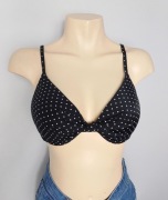 Czarna góra od bikini biustonosz C&A rozmiar 80B na plażę