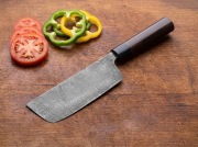 Vintage Japoński nóż Nakiri Tetsuhide 170 mm - Stal Węglowa