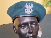 Beret wojskowy WP zielony wzór 418 rozm.55