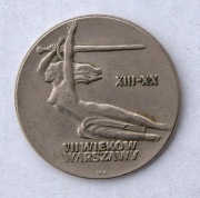 10 zł 1965 NIKE  VII Wieków Warszawy (2) Stan !!