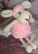 owieczka nowiecka brelok gadżet maskotka handmade