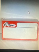 Etykieta kartonowa duża 100szt 85*45mm