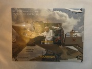 Trzy cięte bloczki z Janem Pawłem II Mozambik 2009r.