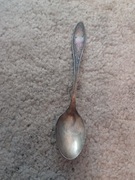 Stara radziecka łyżeczka nowe srebro Alpaka Melchior