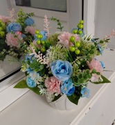 Stroik wiosenny pastelowych kolorach 