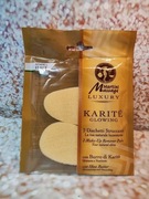 2 gąbki nasączone masłem Shea do pielęgnacji twarzy