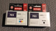 ZESTAW Zamienniki tuszu HP 703