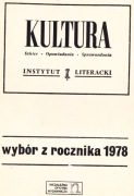 KULTURA.WYBÓR Z ROCZNIKA 1978 (II obieg - "bibuła")