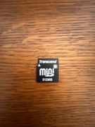 karta transcend mini SD 512mb