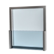 balkon francuski, portfenetra aluminiowa, balustrada, profil balustrady