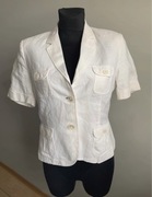 Biaty żakiet marynarka damski letni 100 % len M/L 38 40