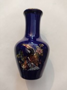 Orientalny wazonik granatowa porcelana!