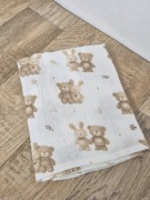 Pielucha muślinowa 50 x 70 cm pieluszka otulacz, pielęgnacja, kocyk