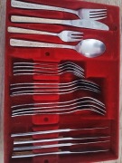 ZESTAW SZTUĆCÓW SOLINGEN 18/10 Vintage 80rpokryta "twardym" złotem