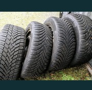 Koła opony Continental TS850 215/55R16 zimowe JAK NOWE komplet felgi 5x110