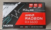 Karta graficzna  SAPPHIRE Radeon RX 6600  PULSE GAMING OC 8 GB