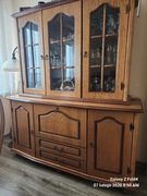 Zestaw mebli dębowych do salonu