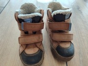 Zimowe buty dziecięce Lasocki Kids | Skóra | Rzepy | Rozmiar 25