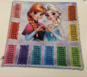 Poszewka z tabliczką mnożenia Kraina lodu