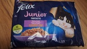 Felix fantastic junior wybór smaków kurczak łosoś  4x 85 g karma kot 