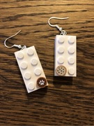 Kolczyki Lego klasyczne z ciasteczkami