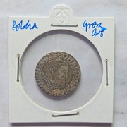 Stara Moneta Polska Królewska Grosz Polski Król Zygmunt I Stary 1547 r.