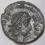 Moneta Konstans Wielki, follis datowanie 337-355 AD- motyw wotywny- Rzym 
