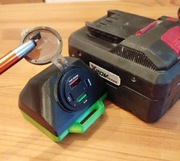 Powerbank Parkside 20V ładowarka USB C z woltomierzem fast charge