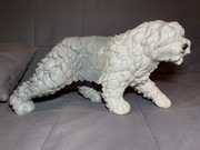 Stara duża figura porcelanowa Owczarek Staroangielski Goebel W. Germany 