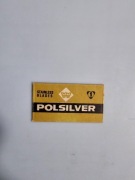Żyletka POLSILVER / STAINLESS BLADES z PRL