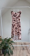 Motherhood  Sukienka bandeau Asymetryczna Kwiaty Wesele r. M
